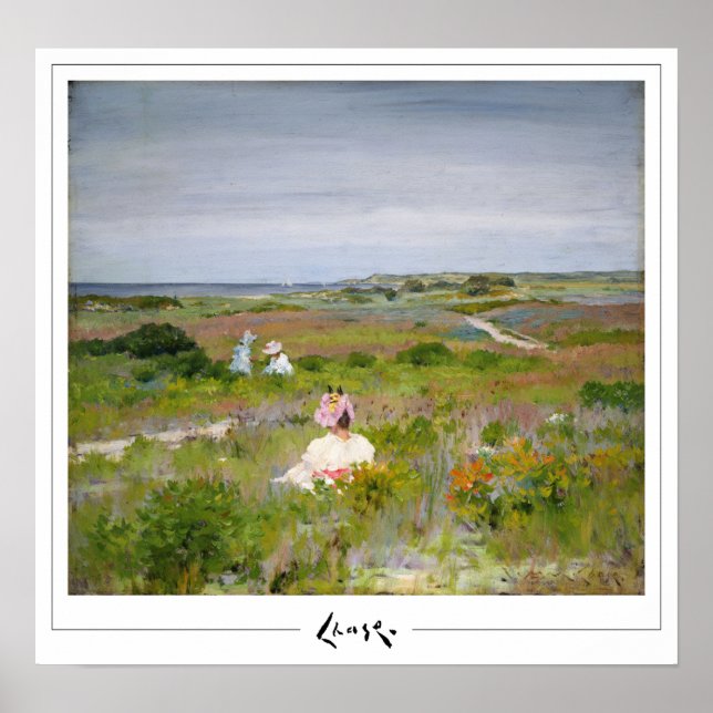William Merritt Chase Zedign konstaffisch #9 Poster (Framsidan)