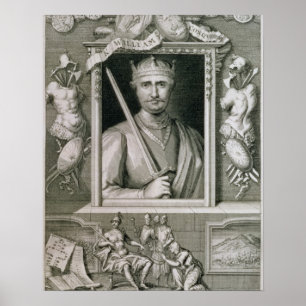 William mig den 1027-87) kungen för besegrare (av poster