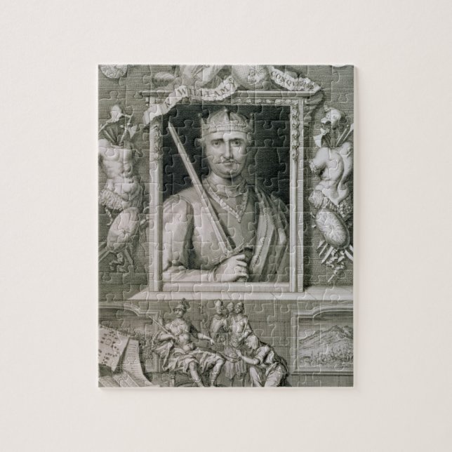 William mig den 1027-87) kungen för besegrare (av pussel (Vertikal)
