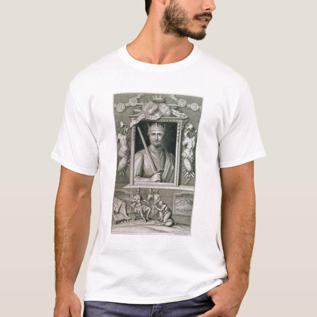William mig den 1027-87) kungen för besegrare (av t shirt (Framsida)