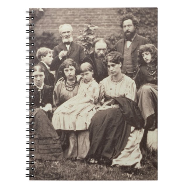 William Morris (1834-96) herr Edward Burne-Jones Anteckningsbok (Framsidan)