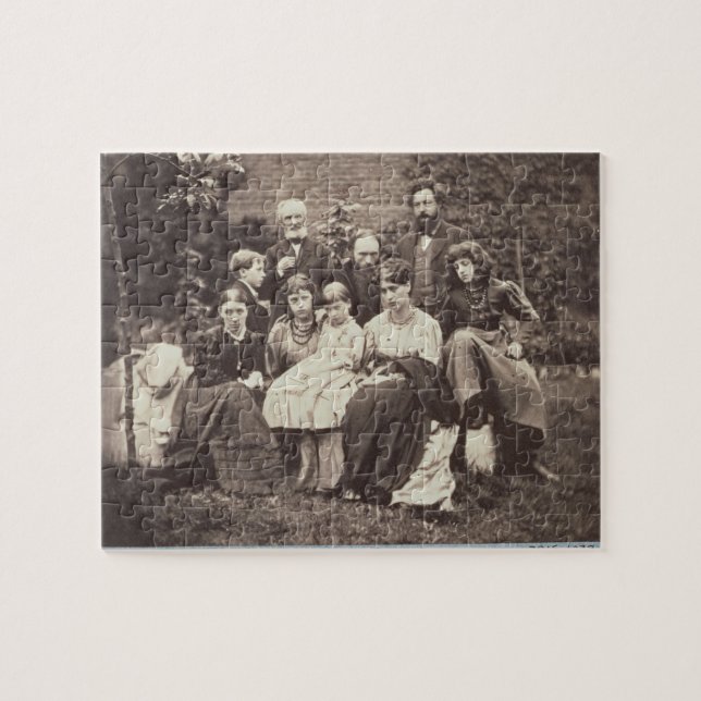 William Morris (1834-96) herr Edward Burne-Jones Pussel (Horisontell)