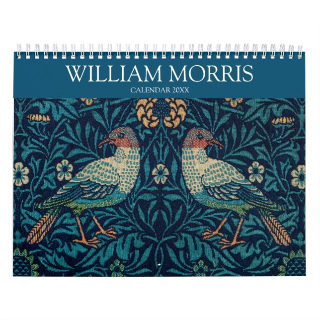 William Morris 2024 Vintage Painting Mönster Kalender (Omslag)
