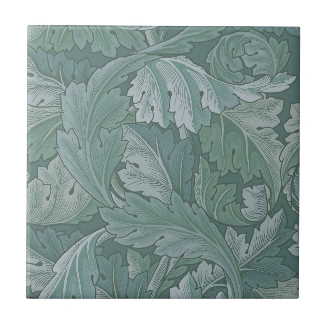 William Morris Acanthus Botanical Harmony Classic Kakelplatta (Framsidan)