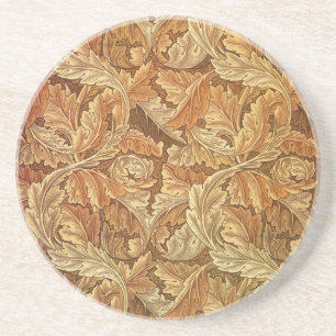 William Morris Acanthus Brun Höstlöv Underlägg