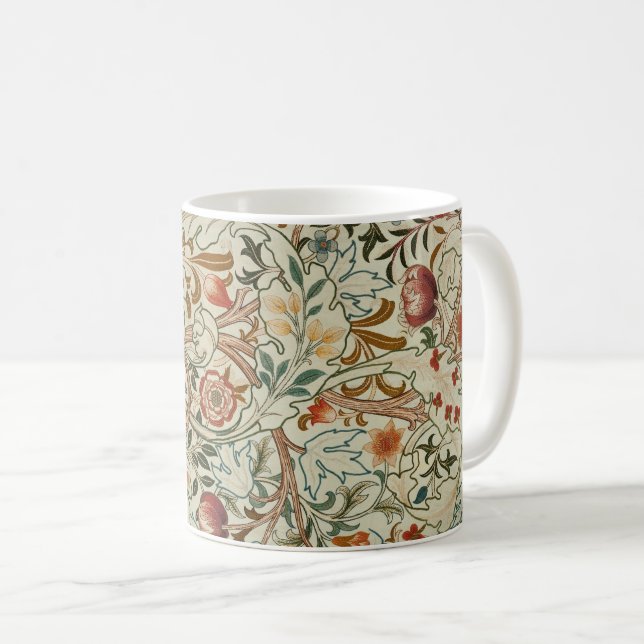 William Morris Acanthus Embroidery Blommönster Kaffemugg (Framsida höger)