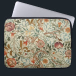 William Morris Acanthus Embroidery Blommönster Laptop Fodral<br><div class="desc">William Morris Acanthus dörrritain,  Morris and Company,  silke on linen 1890s - Blommigt Antique Mönster - Detta är en fotografisk återgivning av ett antikt brodery av William Morris,  som visar ett antikt dammfat paisley brocade mönster med spridda löv och blommor.</div>