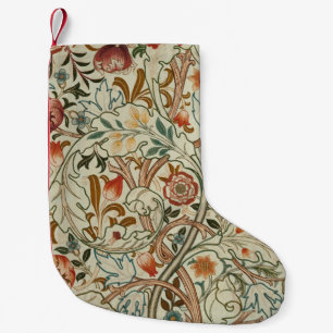 William Morris Acanthus Embroidery Blommönster Liten Julstrumpa
