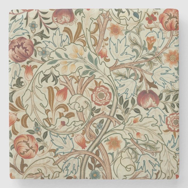 William Morris Acanthus Embroidery Blommönster Stenunderlägg (Framsidan)