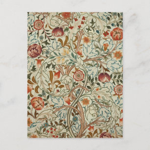 William Morris Acanthus Embroidery Blommönster Vykort