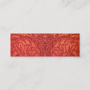 William Morris Acanthus för Velveteendesign Mini Visitkort