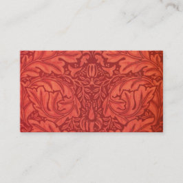 William Morris Acanthus för Velveteendesign Visitkort