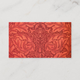William Morris Acanthus för Velveteendesign Visitkort