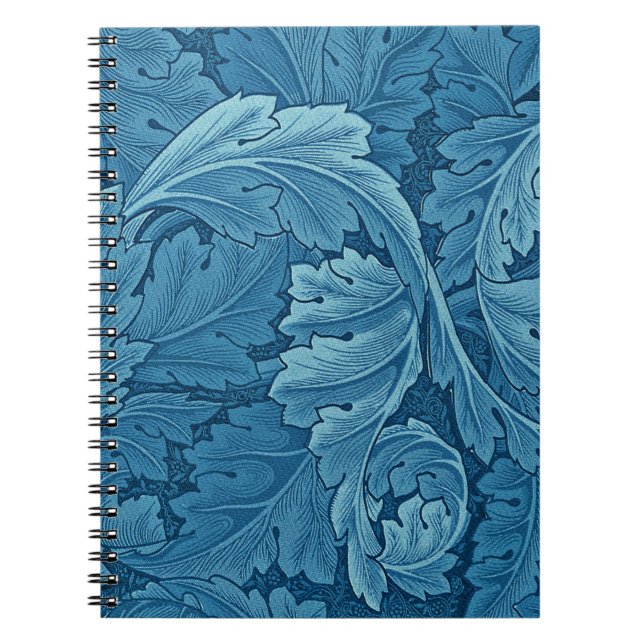 William Morris Acanthus in Blue Anteckningsbok (Framsidan)