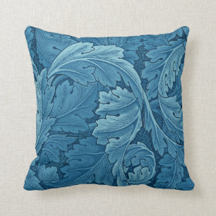 William Morris Acanthus in Blue Kudde