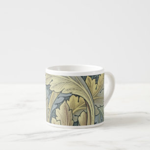 William Morris Acanthus Löv Blommigt Art nouveau Espressomugg