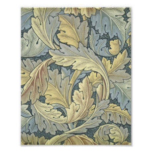 William Morris Acanthus Löv Blommigt Art nouveau Fototryck