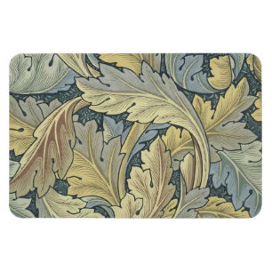 William Morris Acanthus Löv Blommigt Art nouveau Magnet