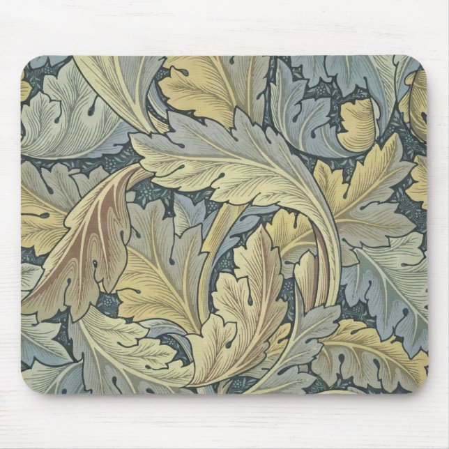 William Morris Acanthus Löv Blommigt Art nouveau Musmatta (Framsidan)