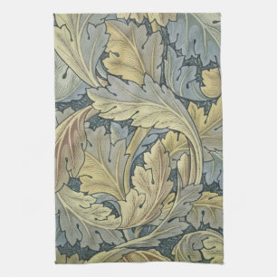 William Morris Acanthus Lövs Blommigt Art nouveau Kökshandduk