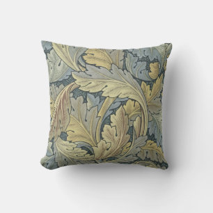 William Morris Acanthus Lövs Blommigt Art nouveau Kudde