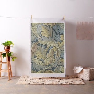 William Morris Acanthus Lövs Blommigt Art nouveau Tyg