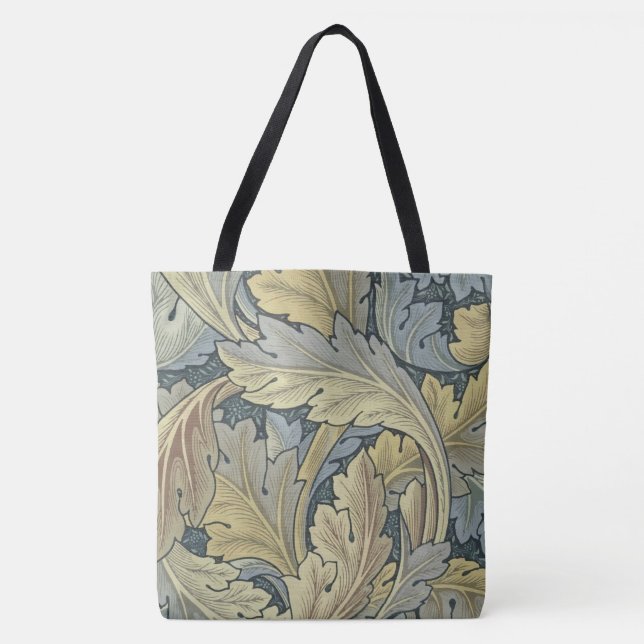 William Morris Acanthus Lövs Blommigt Art nouveau Tygkasse (Framsida)