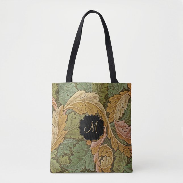 William Morris Acanthus med Monogram Tygkasse (Framsida)