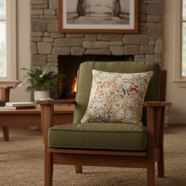 William Morris Acanthus Mission Style Accent  Kudde (Skapare uppladdad)