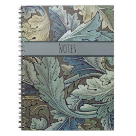 William Morris Acanthus Sage Blomma Blommig Botani Anteckningsbok