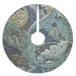 William Morris Acanthus Sage Blomma Blommig Botani Julgransmatta Borstad Polyester