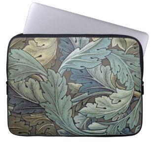 William Morris Acanthus Sage Blomma Blommig Botani Laptop Fodral