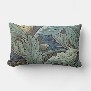 William Morris Acanthus Sage Blomma Blommig Botani Lumbarkudde