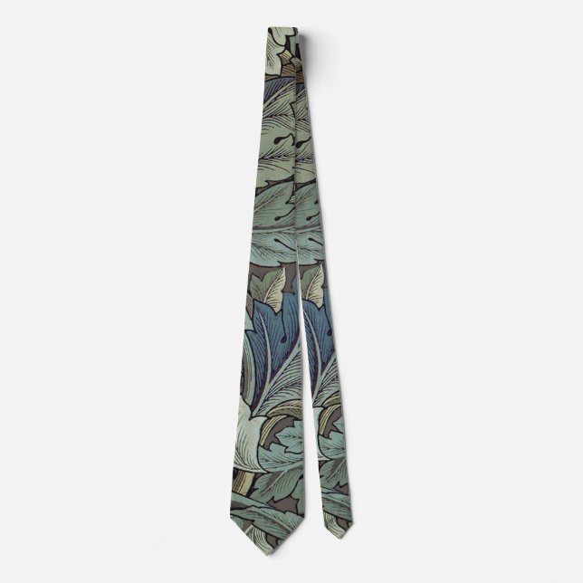 William Morris Acanthus Sage Blomma Blommig Botani Slips (Framsida)