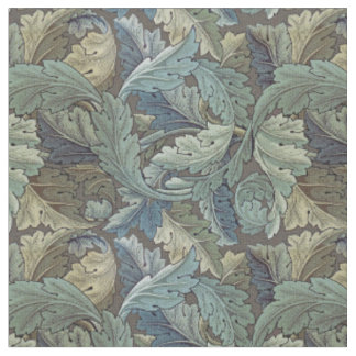 William Morris Acanthus Sage Blomma Blommig Botani Tyg