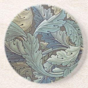 William Morris Acanthus Sage Blomma Blommig Botani Underlägg
