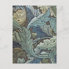 William Morris Acanthus Sage Blomma Blommig Botani Vykort