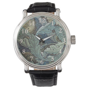 William Morris Acanthus Sage Blomma Floral Botanis Armbandsur