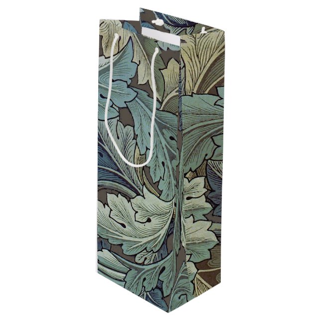 William Morris Acanthus Sage Flower Blommigt Botan (Framsidan Vinklad)