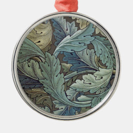 William Morris Acanthus Sage Flower Blommigt Botan Julgransprydnad Metall