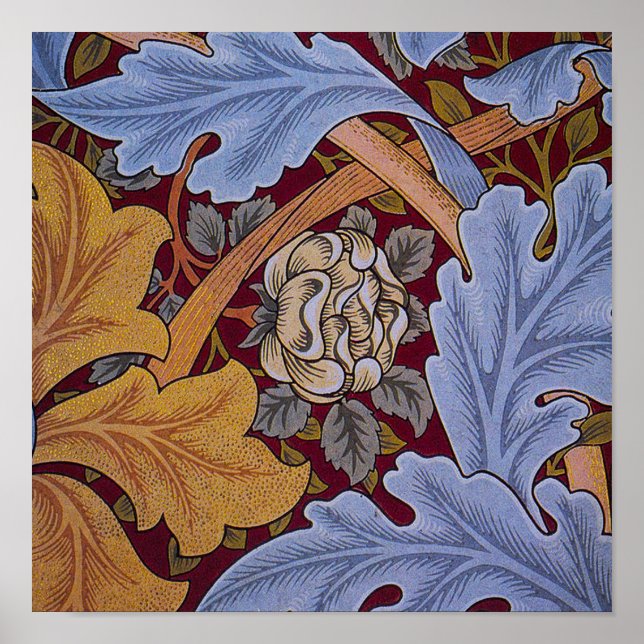 William Morris Acanthus St James Tapet Poster (Framsidan)