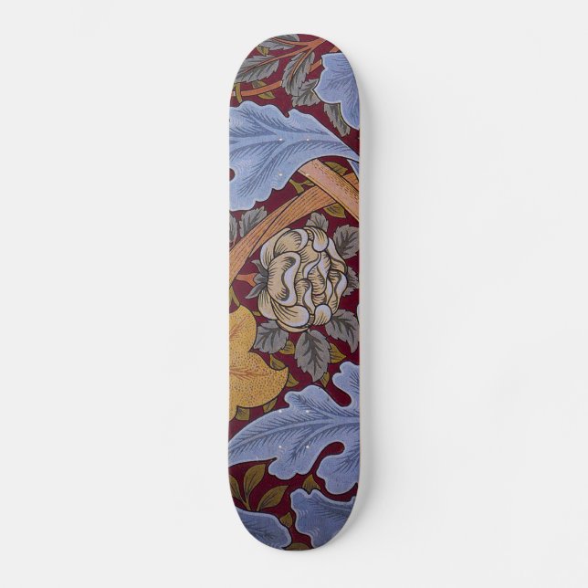 William Morris Acanthus St James Tapet Skateboard Bräda 21,5 Cm (Framsida)