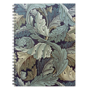 William Morris Acanthus Tapet Lövs Anteckningsbok
