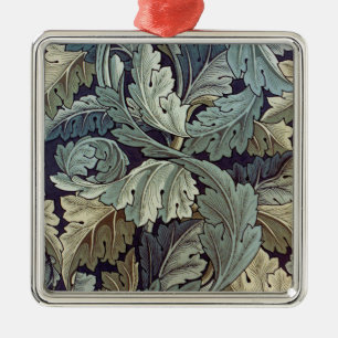 William Morris Acanthus Tapet Lövs Julgransprydnad Metall