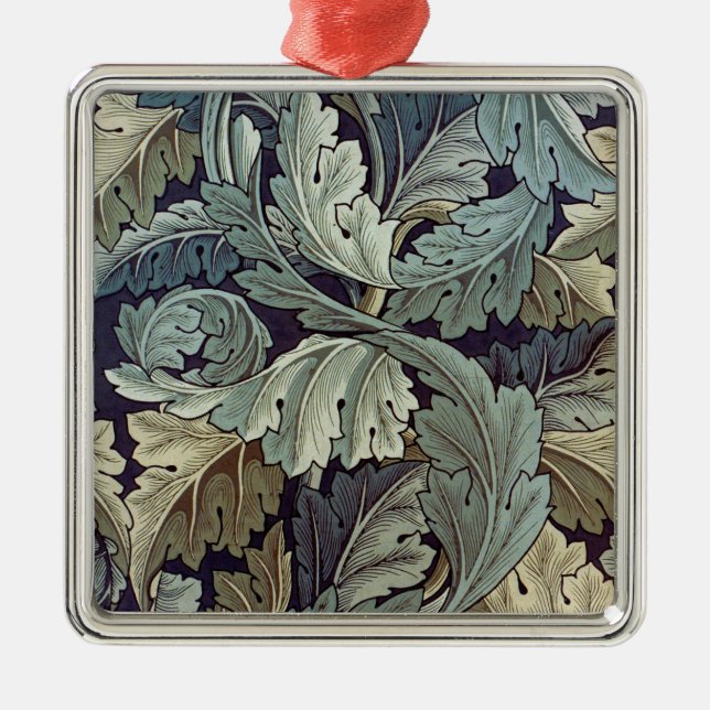 William Morris Acanthus Tapet Lövs Julgransprydnad Metall (Framsidan)