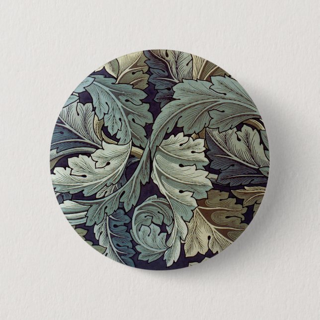 William Morris Acanthus Tapet Lövs Knapp (Framsida)