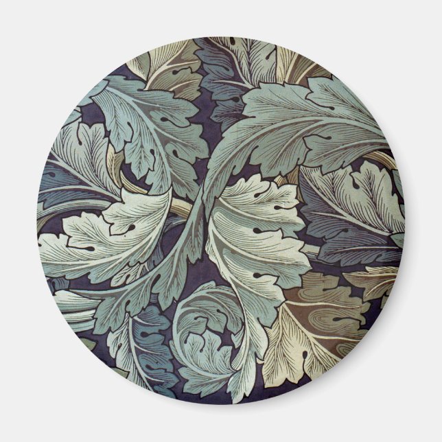 William Morris Acanthus Tapet Lövs Magnet (Framsidan)