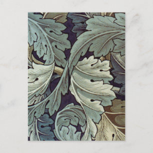 William Morris Acanthus Tapet Lövs Vykort