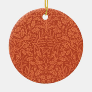 William Morris Acorn Tapet Nature Design Julgransprydnad Keramik