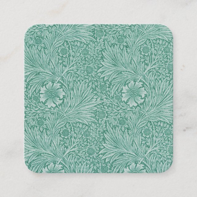 William Morris Affärskort Fyrkantigt Visitkort (Framsida)